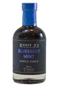 Blueberry Mint Syrup Mixer