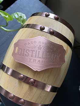 2024 Paso Robles Distillery Trail Copper Card